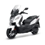 موتور سیکلت سیسیل سفید با طراحی مدرن