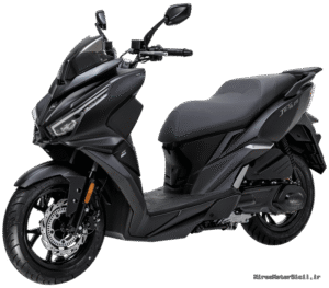 موتور سیکلت سیسیل مشکی با طراحی مدرن