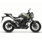 موتور سیکلت سیاه و سفید با طراحی مدرن